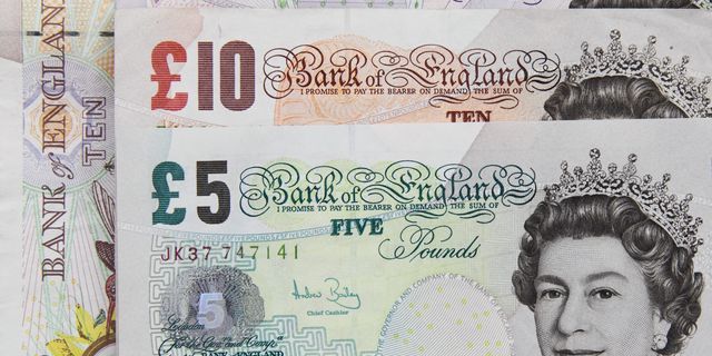 British pound reaches day’s peaks 