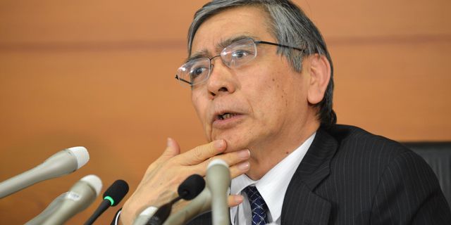 Top Japan government spokesman tells Abe is happy with BOJ Kuroda's outcomes 